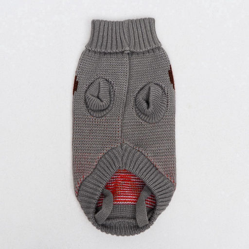 Свитер Олень на сером, 2XL (ДС 41, ОШ 41, ОГ 36-60 см) - Пижон фото 11