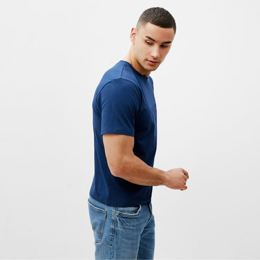 Футболка мужская MINAKU Fuck синяя, р-р 48