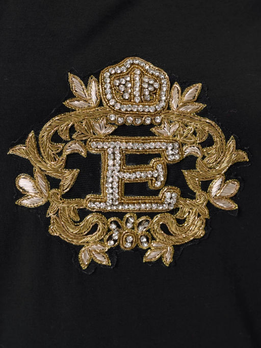 Футболка женская 12421-42017 black - Eleganzza фото 5