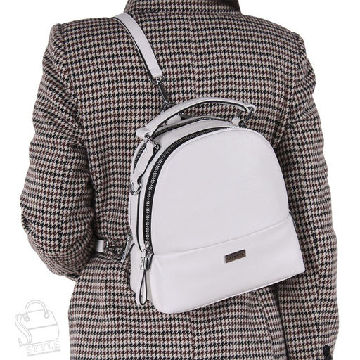 Рюкзак женский 670091 white Velina Fabbiano-Safenta/30 в Новосибирске