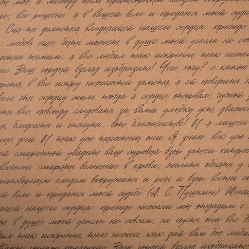Цена за 10 шт. Бумага упаковочная крафтовая «Литература», 50×70 см