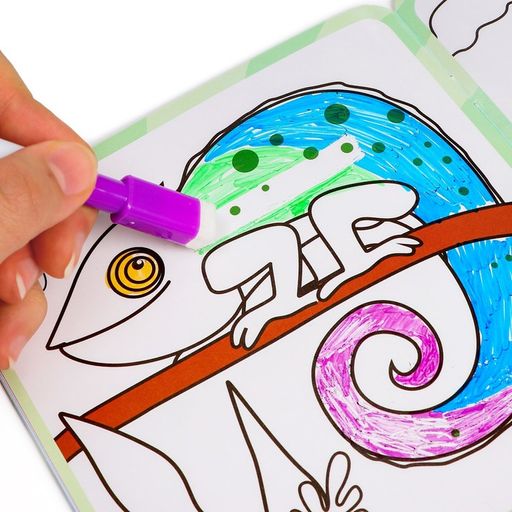 Многоразовая раскраска Синий трактор едет к нам, 12 стр., 16 16 см, Синий трактор  фото 3