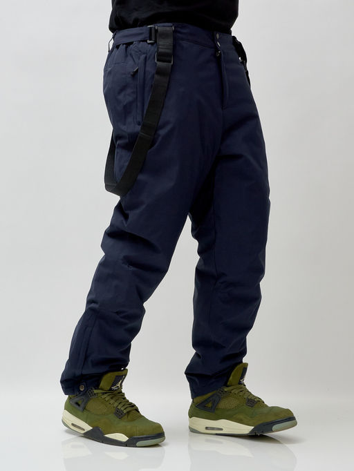 Горнолыжный костюм мужской зимний темно-синего цвета 370TS - Leifensh фото 27