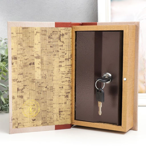 Шкатулка книга - сейф «Маленькие женщины. Луиза Мэй Олкотт», дерево, искусственная кожа, 21×13×5 см