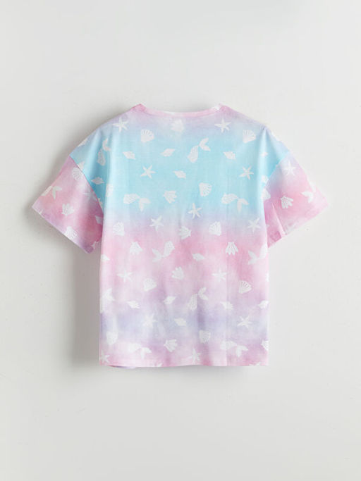 Bisiklet Yaka K?z ?ocuk ?ortlu Pijama Tak?m?