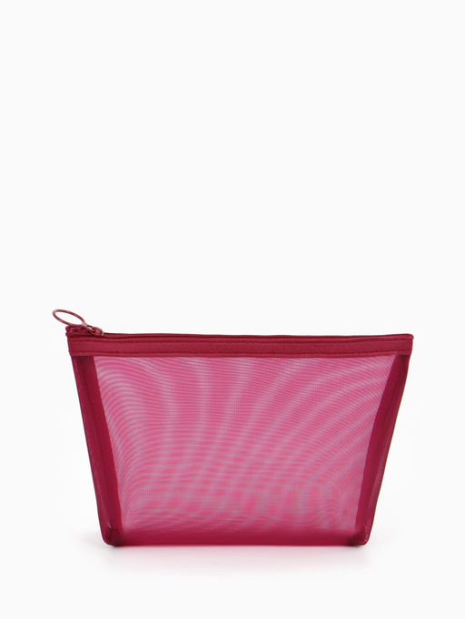 Косметичка дор Сетка 17*6,5*13,5, отд на молнии, бордовый