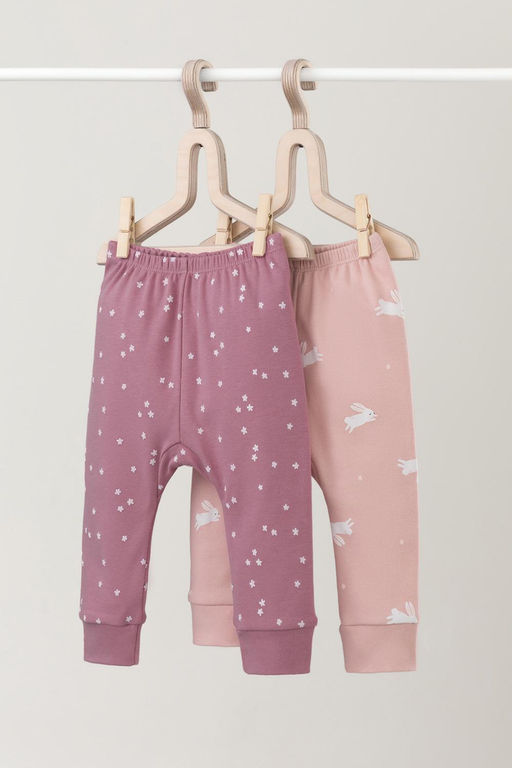 Crockid _ К 4718-2уп/цветочные снежинки,зайчики брюки яс  фото 2