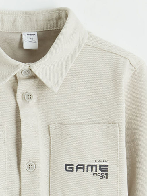 Cepli Erkek ?ocuk Gabardin G?mlek