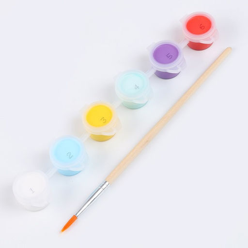 Картина по номерам для детей «Единорожки-друзья», 15×15 см