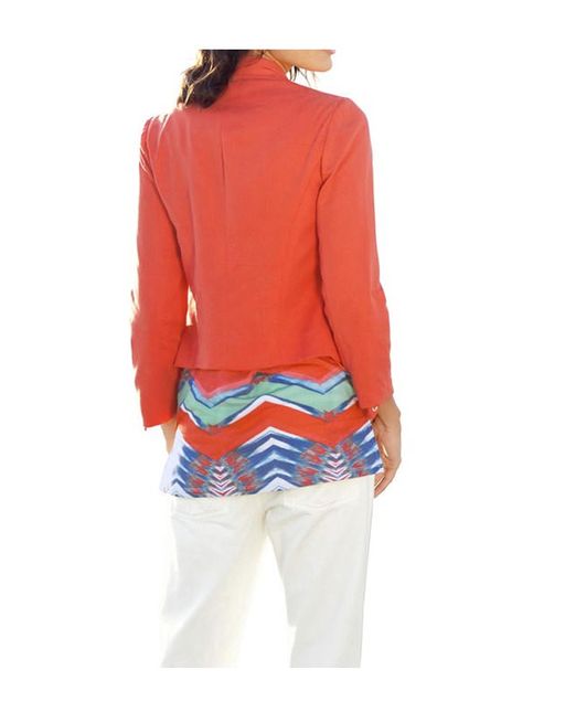 Жакет, коралловый - Patrizia dini фото 3