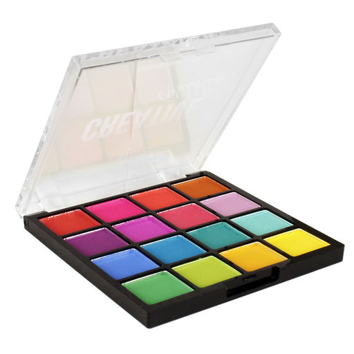 TF Палетка теней для макияжа CREATIVE PALETTE тон 01 Цветная 16цветов