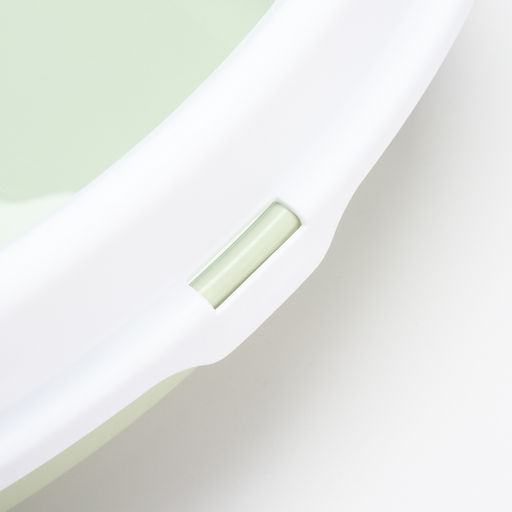 Туалет с бортом 40×34×11 см, зелёный