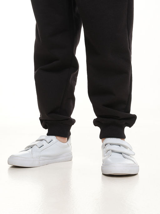 Брюки для мальчика на резинке черные 22-0511 черный - Mini maxi фото 8