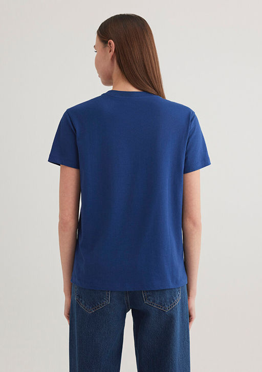 Mavi Bask?l? Lacivert Tisort  фото 5