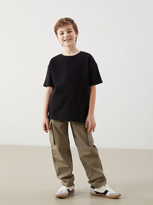 Bisiklet Yaka Basic Erkek ?ocuk Ti??rt