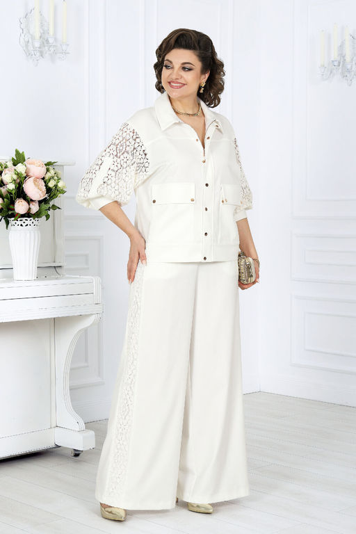 Костюм Ninele 6057 молочный  фото 9