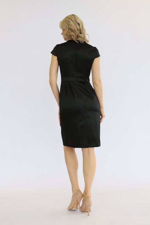 Платье-футляр из атласа - Looklikecat фото 3