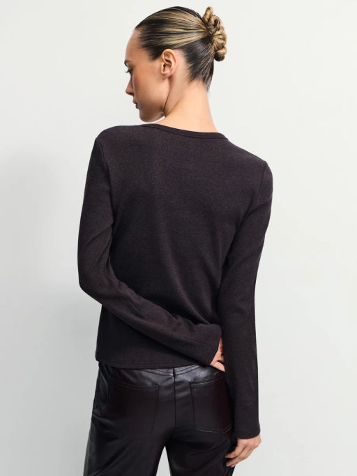 Лонгслив с застежкой на груди / Zarina  фото 6