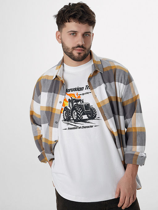 Футболка мужская белая с принтом - Mark formelle фото 5