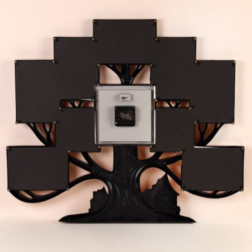 Фоторамка коллаж с часами Дерево 68x57 см / WK12B /уп 12/10 фото - Галеонтрейд фото 4