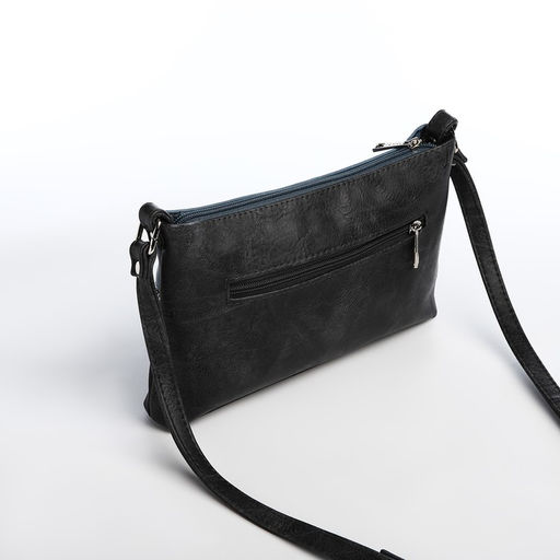 Сумка кросс-боди на молнии, цвет синий - Simaland фото 2