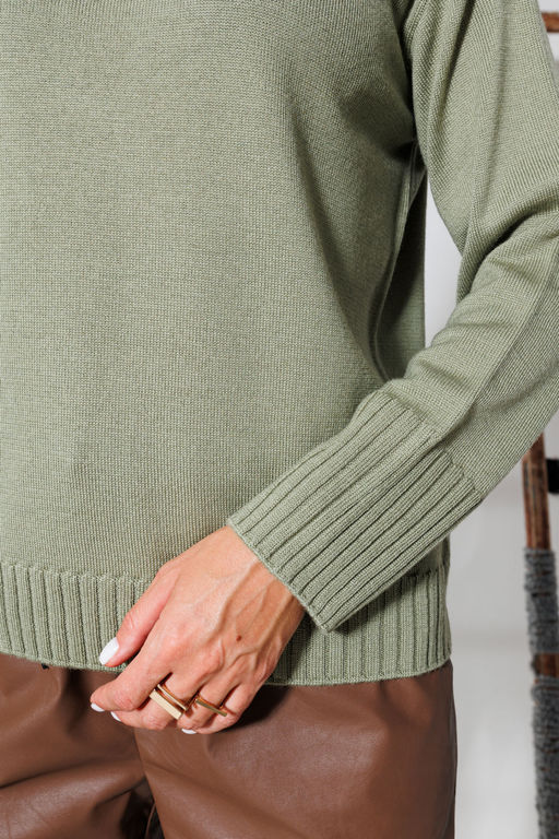 Джемпер KOKOdea BAZA степной  фото 6