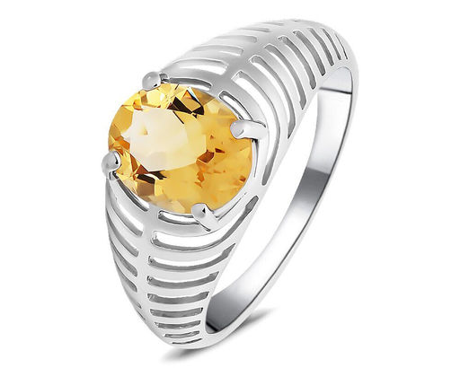 Кольцо, цитрин, Шарлотта