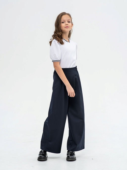 Школьные брюки для девочки Mooriposh, модель 0433