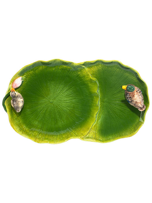 Блюдо сервировочное 35*20*6,5 см "Уточка", овальное, керамика