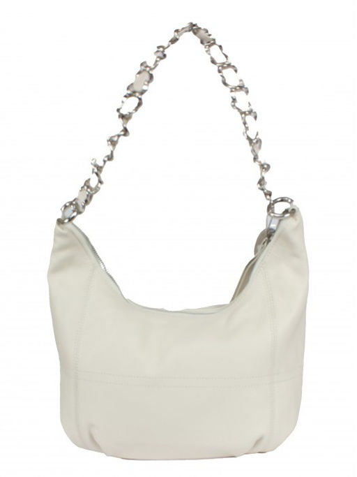 Сумка женская натуральная кожа GU 163-8559, 1отд+карм/пер, плечевой ремень, молочный SALE 264284 - Adelia фото 2