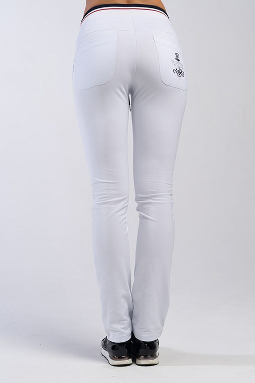 Брюки из тонкого футера с плащевкой - А+б коллекция фото 9