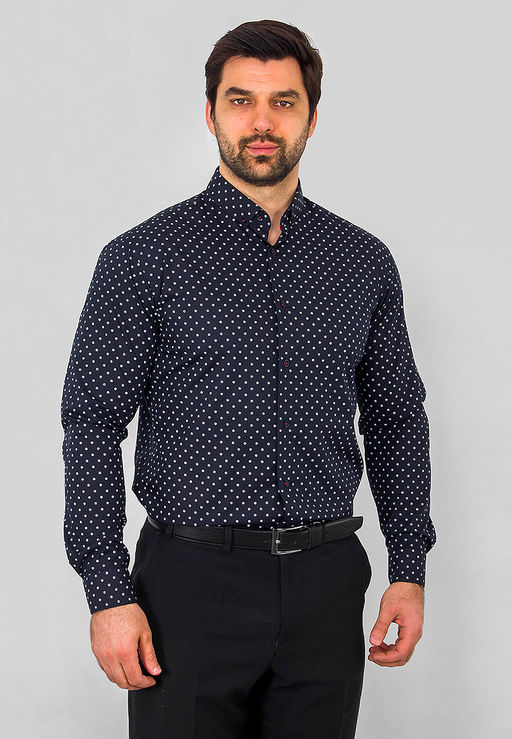 Сорочка мужская длинный рукав GREG 213/139/1200/Z/b/1  фото 7