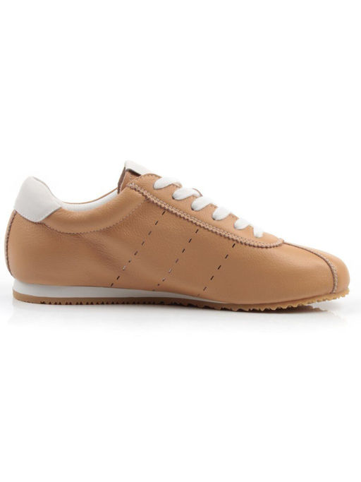 03-908396-5 DK. BEIGE Кеды женские (натуральная кожа) - Фабричный китай фото 9