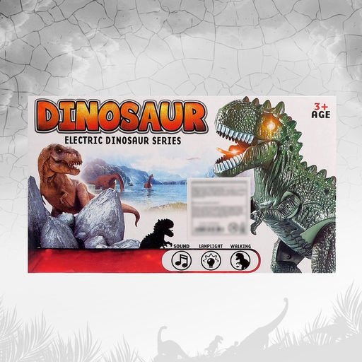 Динозавр «Рекс» работает от батареек, световые и звуковые эффекты, МИКС