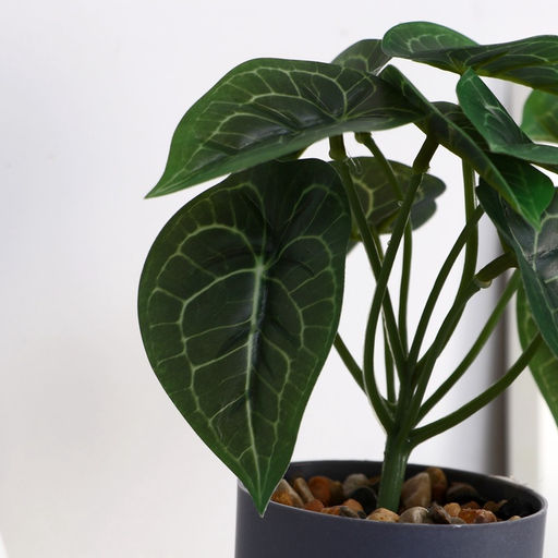 Искусственный цветок в горшке «Алоказия галант», 7.5×15 см