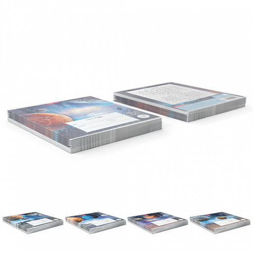 Цена за 200 шт. Тетрадь школьная ученическая ErichKrause Космос, 18 листов, линейка (в плёнке по 10 шт.)  фото 20