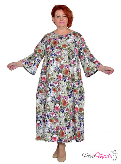 Платье Модель №1902 размеры 44-84 - Plusmoda фото 6