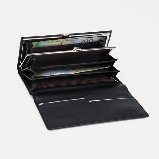 Кошелёк на магнитах, цвет чёрный - Simaland фото 4