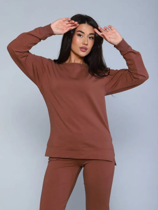 Костюм Трэвел двухнитка пенье_325/кофейный - Ihomelux фото 13