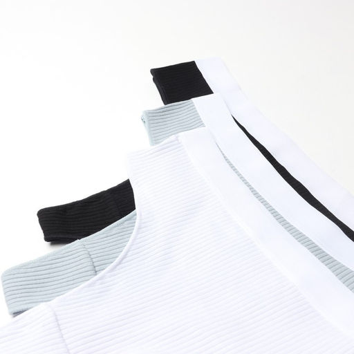 Трусы женские слипы MINAKU рубчик, набор 3 шт., размер 40-42, белые, серые, чёрные