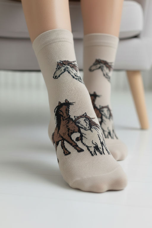 Носки женские Лошадки (набор 3 пары) - Berchelli фото 20