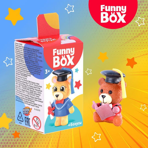 Набор для детей Funny Box Мишки Набор: радуга, инструкция, наклейки, МИКС
