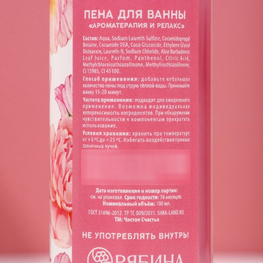 Подарочный набор «Сияй от счастья», гель для душа и пена для ванны, 2×100 мл, Чистое счастье