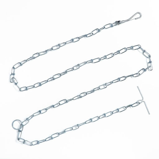 Цепь для привязи собак, 1,8 м, калибр 25 мм, толщина проволки 2,2 мм - Пижон фото 2