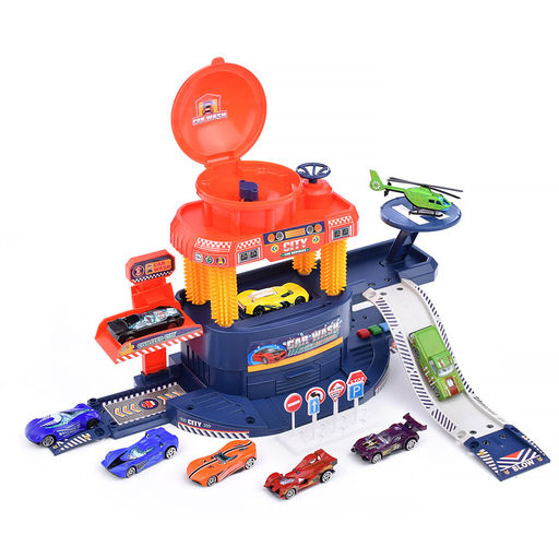 Парковка-Автомойка "Дорожные знаки" в коробке