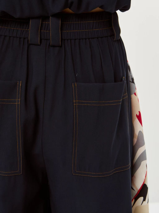 Брюки женские 12521-36052 navy blue