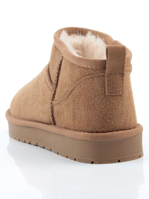 04-PF8300-2 LT. BROWN Угги женские (натуральная замша, 100% шерсть)
