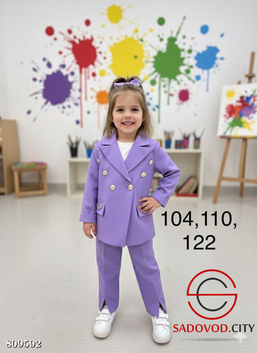 костюм для девочки (пиджак и брюки) - Bruno фото 13