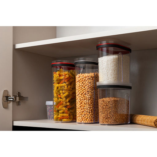 ЁМКОСТЬ ДЛЯ СЫПУЧИХ ПРОДУКТОВ С КРЫШКОЙ (СЛАЙДЕРОМ) 1,5Л (Желтый) - Phibo фото 6