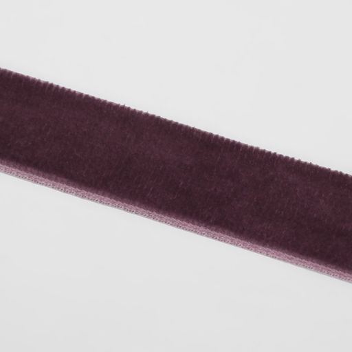 Лента бархатная, 15 мм, 181 м, сиреневая №199 - Арт узор фото 3